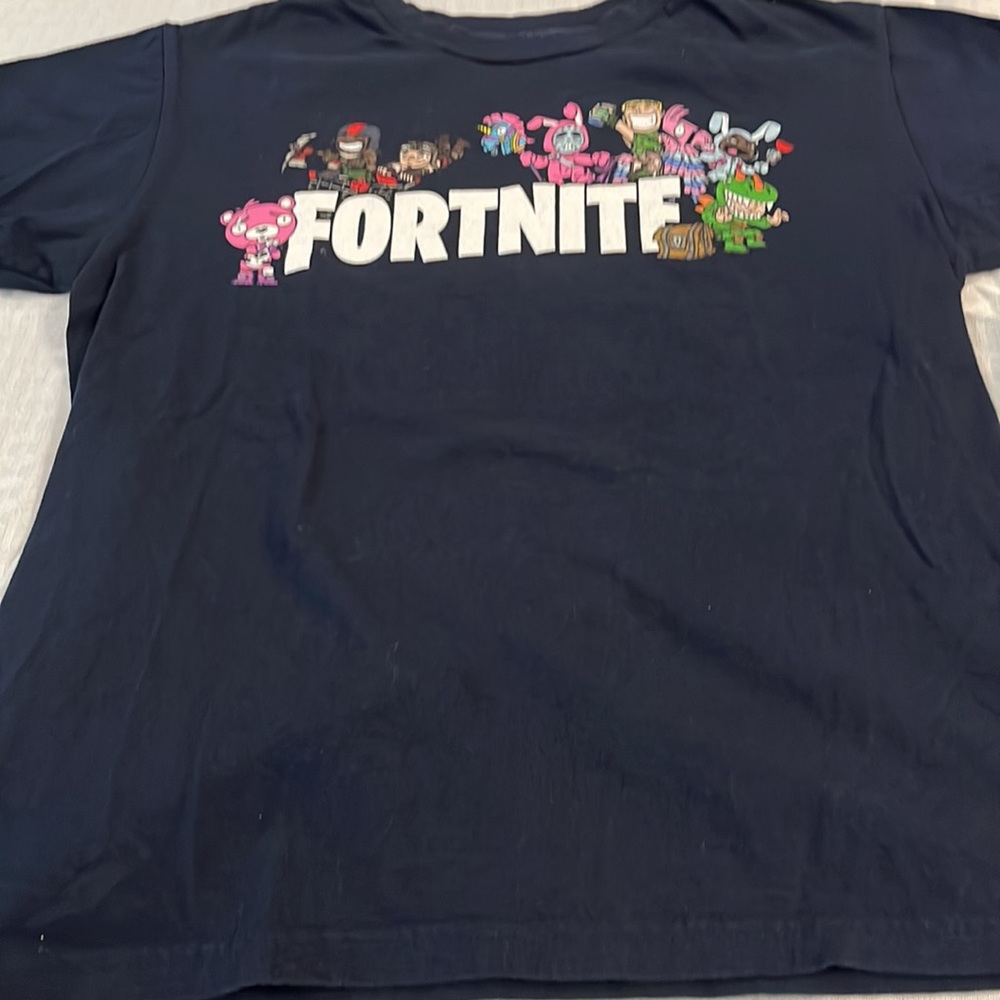 Bundle of 5 Boys T-Shirt, 4 Roblox and 1 Fortnite Short Sleeve T-shirts Size 8 - Picture 2 of 7